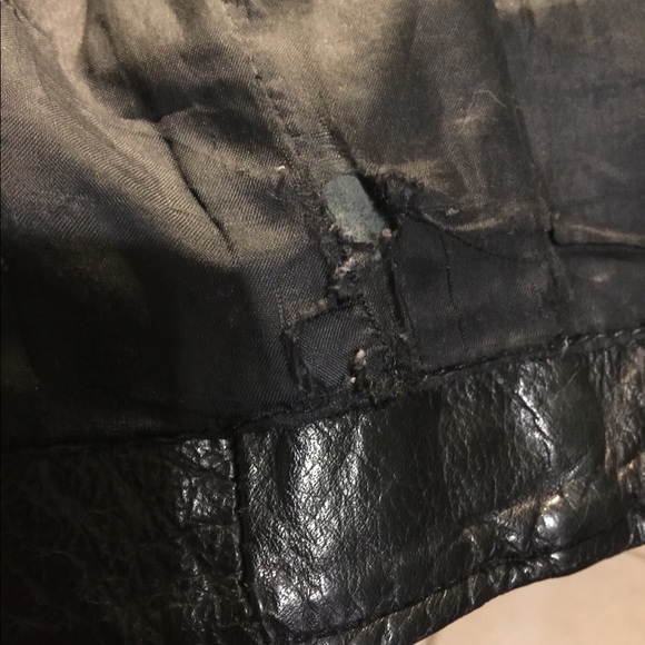 Leather Motorcycle jacket - Picture 8 of 10